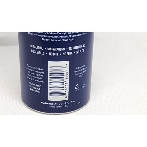 Hand In Hand Sustainable Suds: Cactus Blossom, Bergamot & Crisp Basil Body Wash - Picture 8 of 11